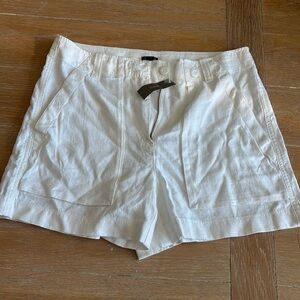 white cargo j.crew shorts new with tags